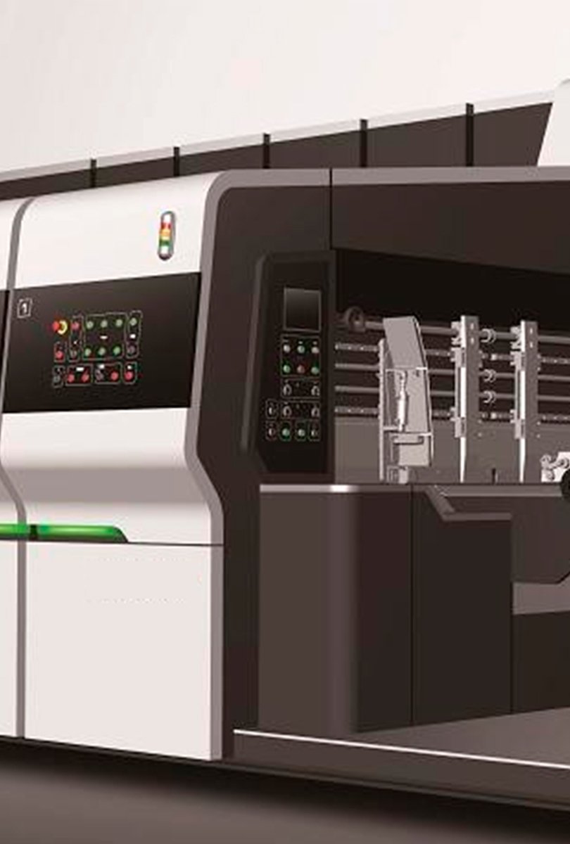 Máquina industrial apresentada no portfólio da CC Soluções